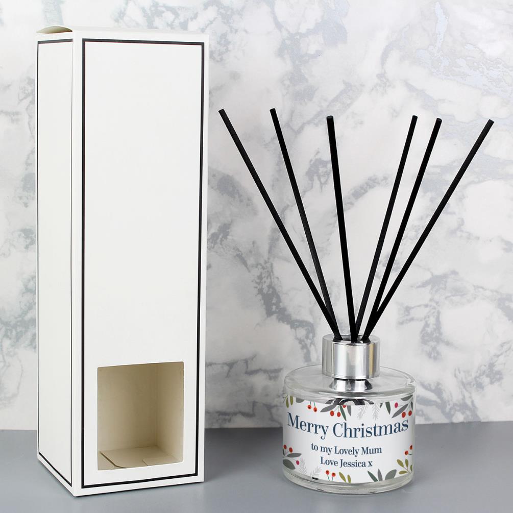 Personalised Festive Christmas Reed Diffuser Extra Image 1